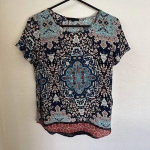 Long Pattern Blouse